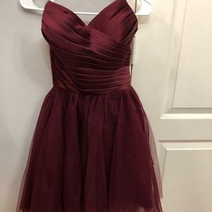 Beautiful maroon dress!